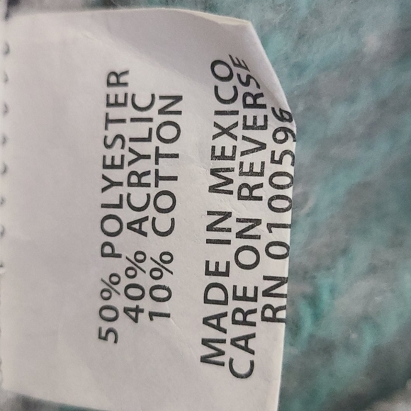 Baja Joe Mexican Hoodie Pastel Mint Small - Picture 5 of 6